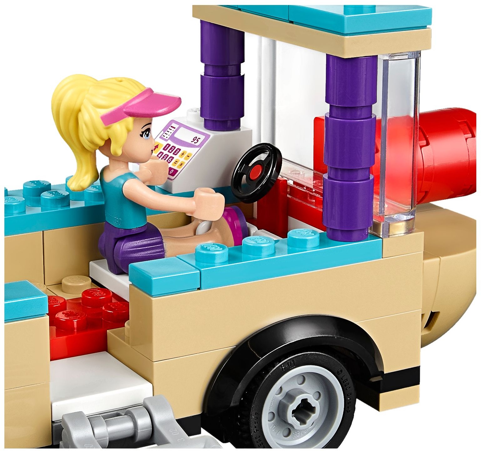 Lego Friends. Парк развлечений: фургон с хот-догами  